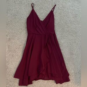 Maroon Cocktail Dress